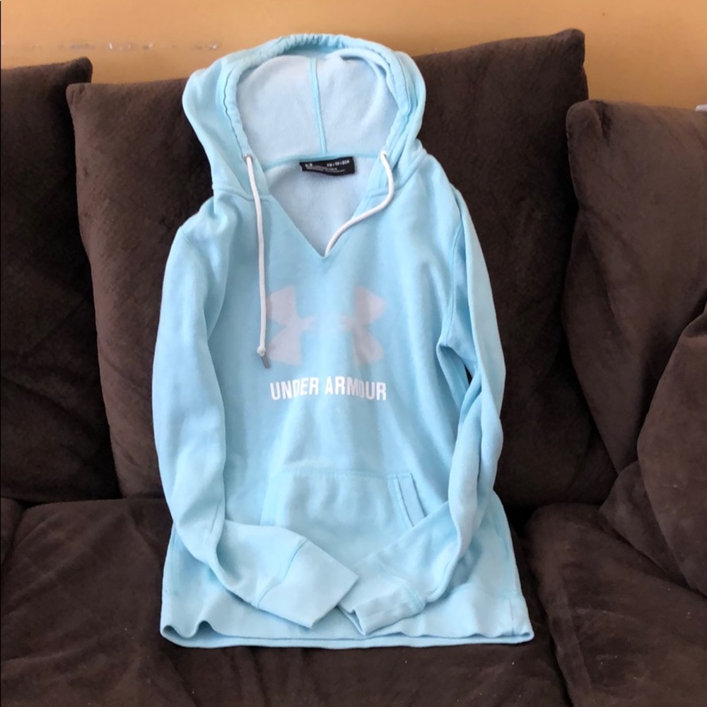 Under Armour Light Blue Pullover Hoodie